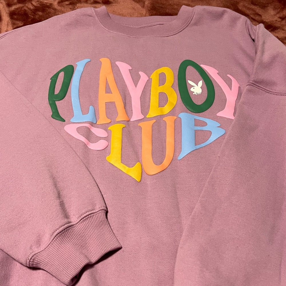 Baggy playboy crew neck